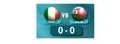 Italy - Wales. Football match statistics. European Championship. Infographics. Isolated objects.